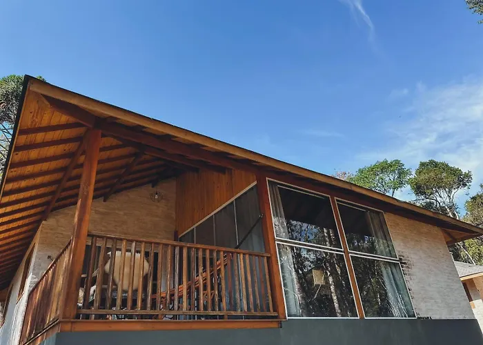 Chalés pinha pinhão Monte Verde 