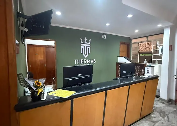 Hotel Thermas da Mantiqueira - Poços de Caldas - De frente para a Praça Central e Relógio Floral